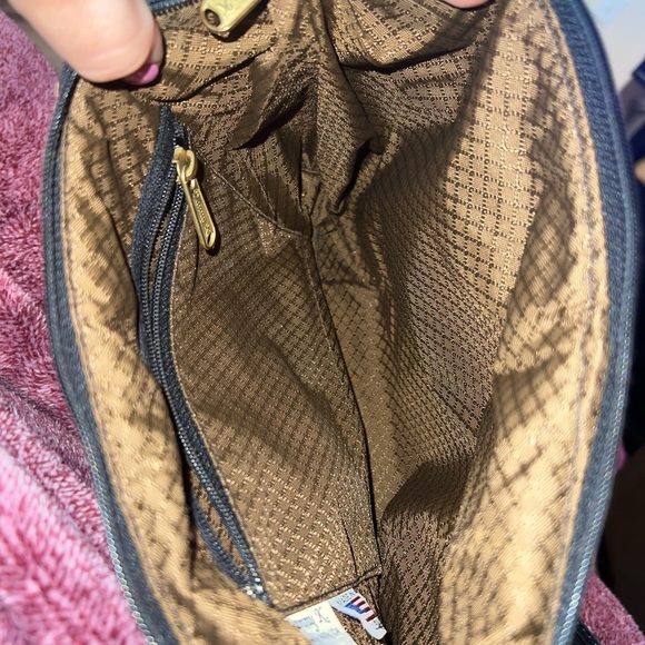 Boho Tapestry Hippy Crossbody Festval Purse 9x6" Made in USA - Picture 8 of 9